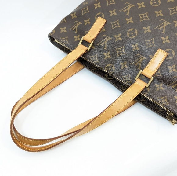 Bundle Authentic Louis Vuitton Cabas Piano monogram Tote shoulder Bag and wallet - Picture 5 of 16